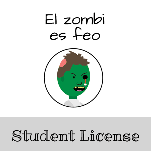 Student el zombi feo