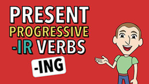 present progressive IR verbs thumbnail